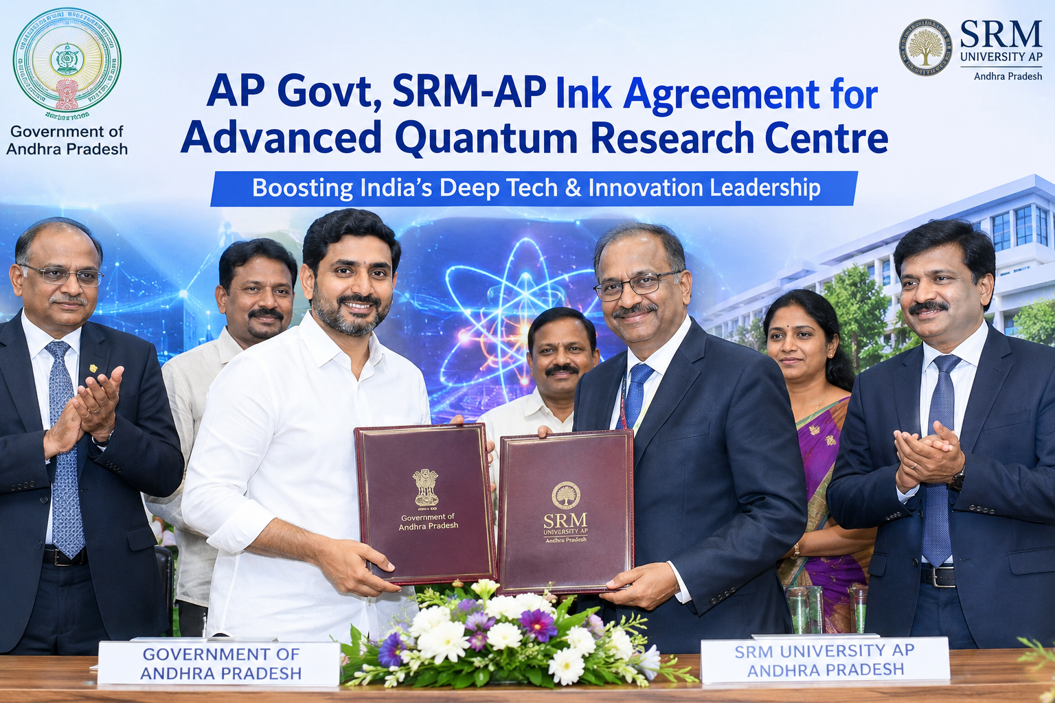 AP Govt, SRM-AP Ink Agreement for Advanced Quantum Research Centre